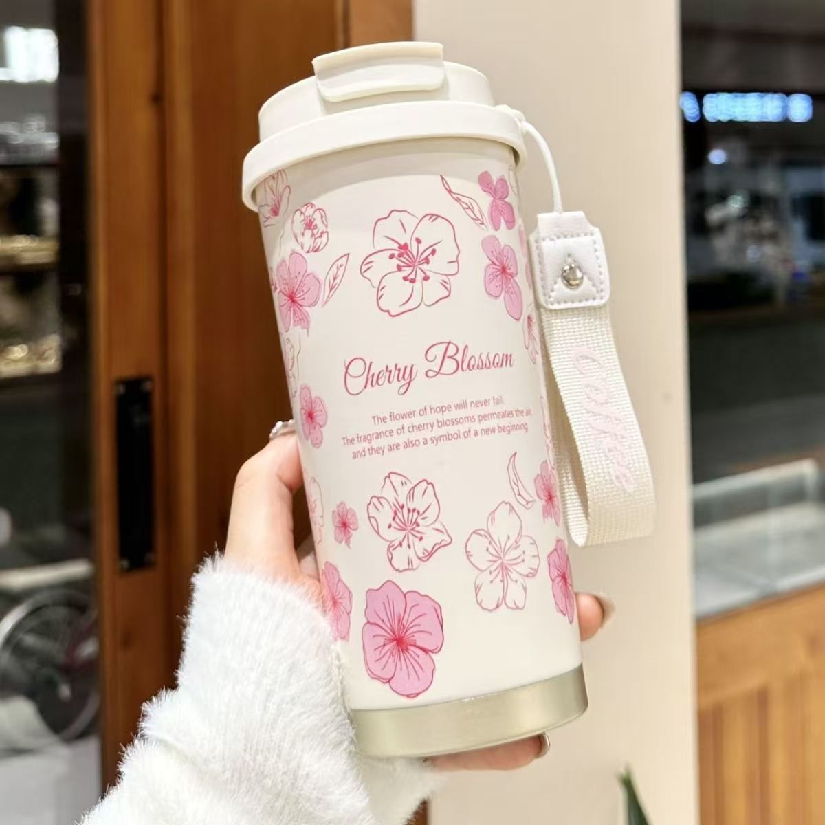 Insulated Coffee Cup - 500ml Stainless Steel Travel Mug, 12-Hour Hot & Cold - Twissie