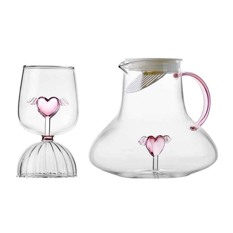 “High-quality thick glass water pitcher spout detail – durable beverage jug for everyday use”