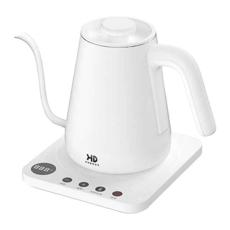 Precision gooseneck spout for controlled water flow in pour over coffee brewing