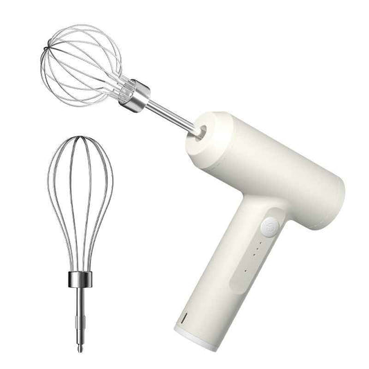 Electric Hand Mixer with wireless design - No cords for easy movement while mixing - Order today and experience freedom in food preparation
