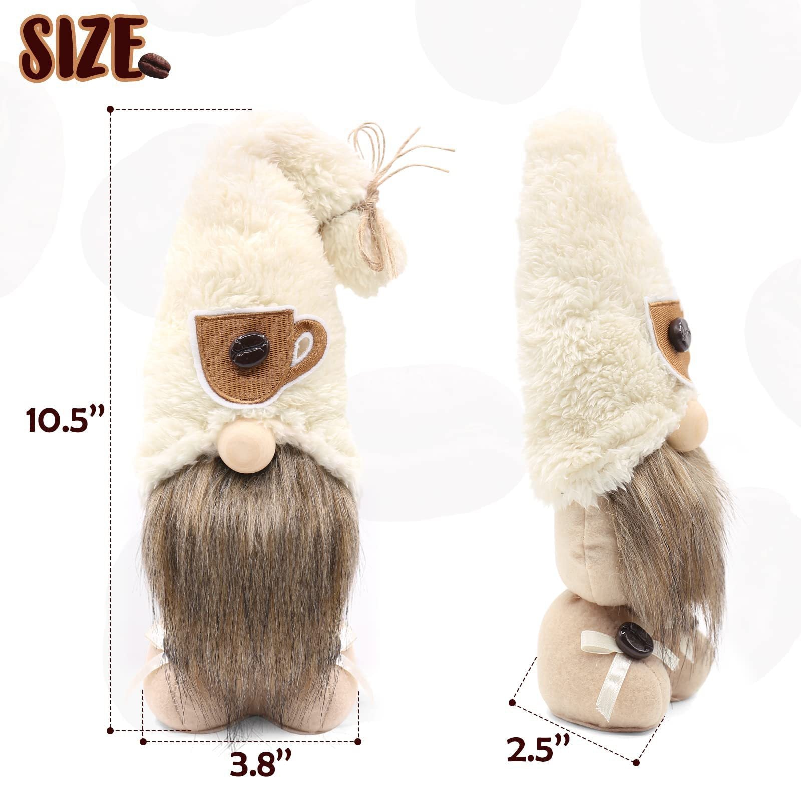 Coffee Festival Rudolf Faceless Doll Decoration - Twissie