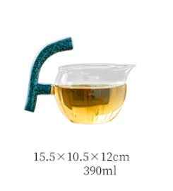 “Modern Elk automatic glass tea set – heat resistant tea brewing system with infuser”
