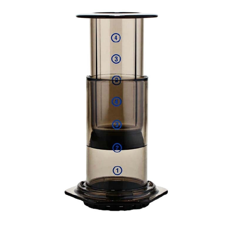 Portable Manual French Press Coffee Machine With 350 Pieces Of Coffee Filter Paper - Twissie