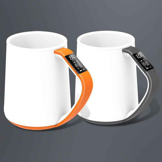 Smart water bottle with digital display for hydration tracking and daily water intake goals