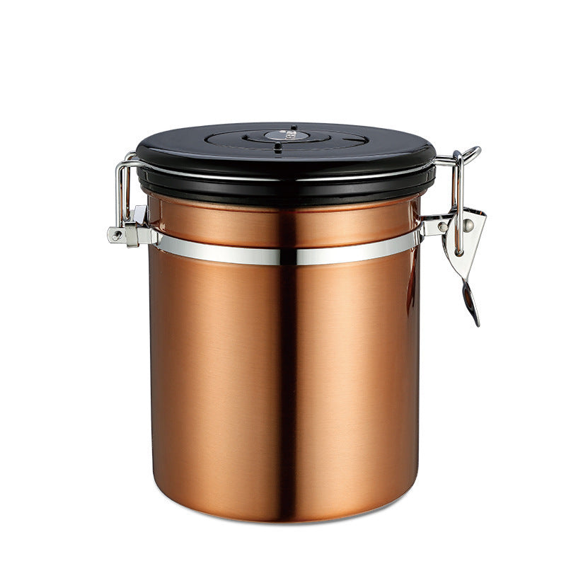 Stainless Steel Airtight Tank Coffee Bean Coffee Powder Preservation Tank - Twissie