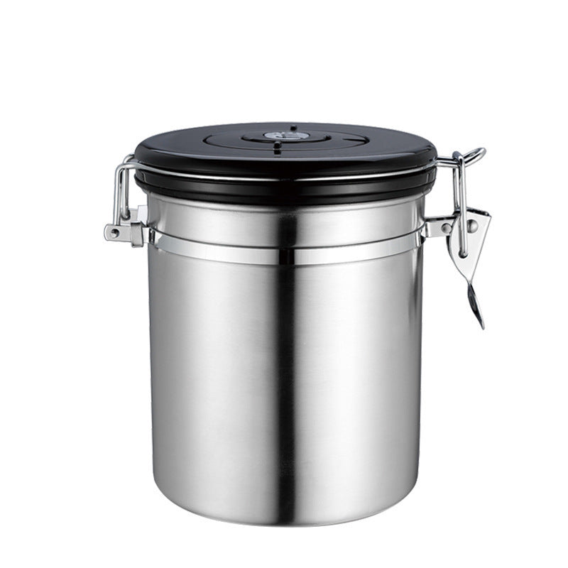 Stainless Steel Airtight Tank Coffee Bean Coffee Powder Preservation Tank - Twissie