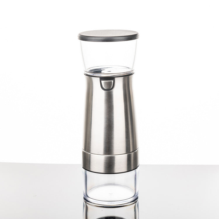 Electric coffee grinder with rechargeable battery - fresh ground beans