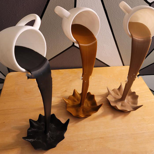 Floating Coffee Cup Coffee Shop Sculpture Creative Kitchen Decoration Ornaments - Twissie