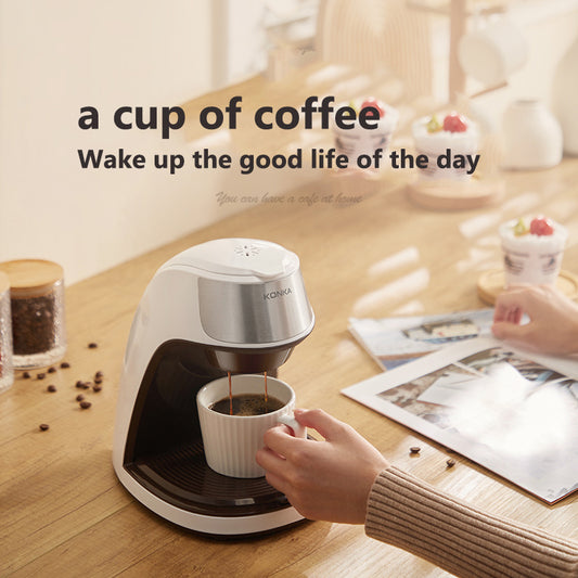 Portable Coffee Maker - Mini Automatic Single-Serve Machine for Home, Office & Desk - Twissie