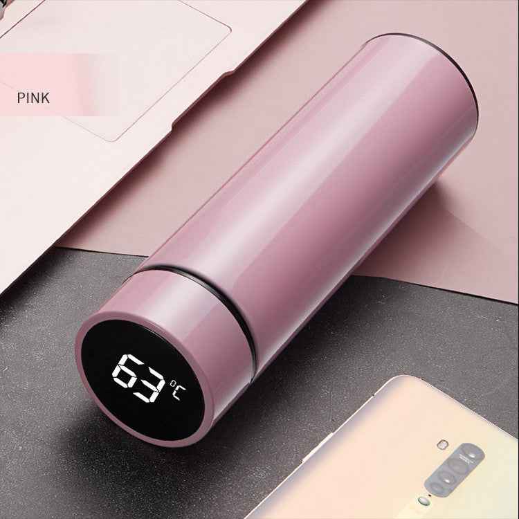 “Leak-proof 480ml smart water bottle with secure lid – best stainless steel vacuum flask gift idea”