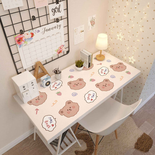 Cartoon Kids Tablecloth - PVC Wipeable Rectangular Table Cover for Playroom & Mealtime - Twissie