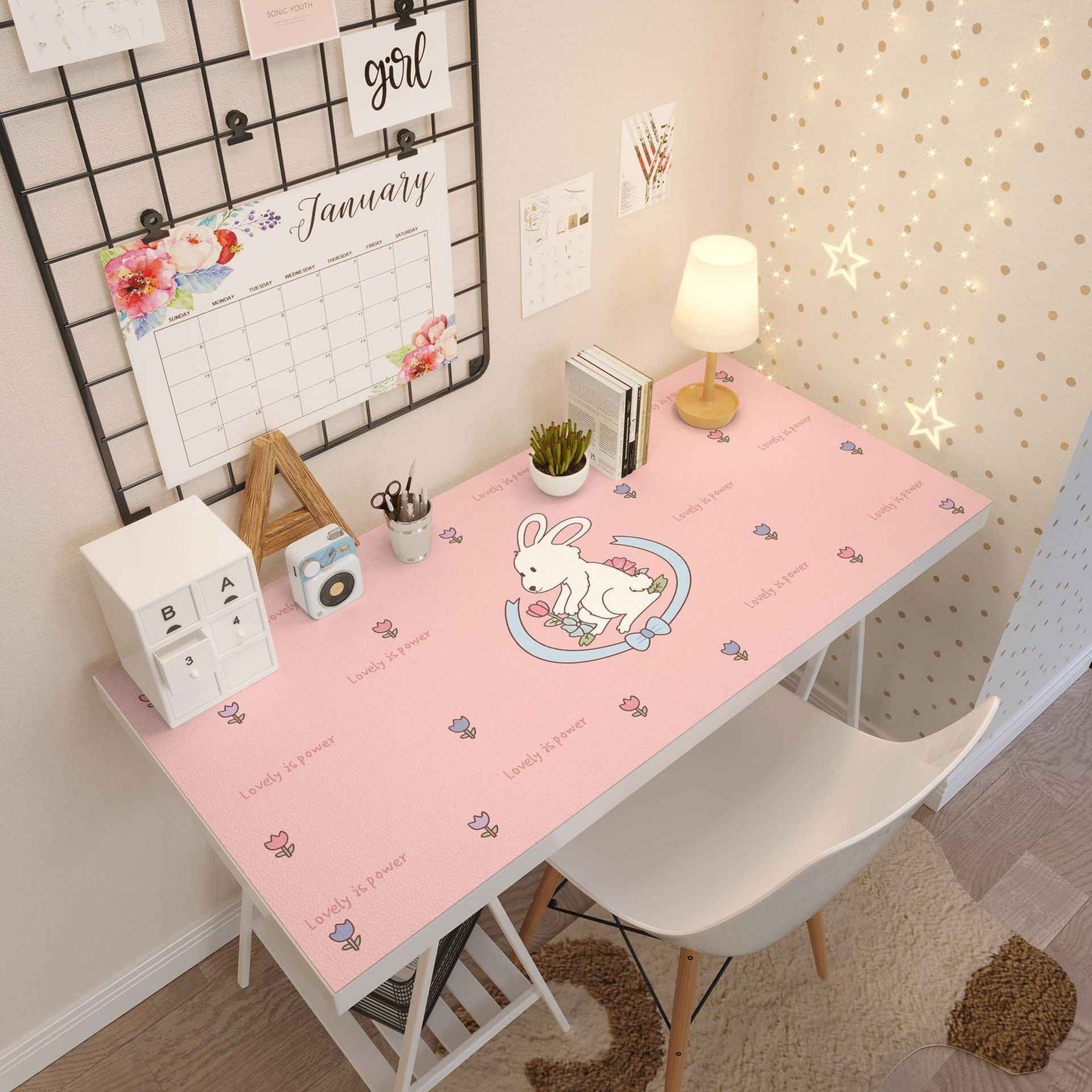 Cartoon Kids Tablecloth - PVC Wipeable Rectangular Table Cover for Playroom & Mealtime - Twissie