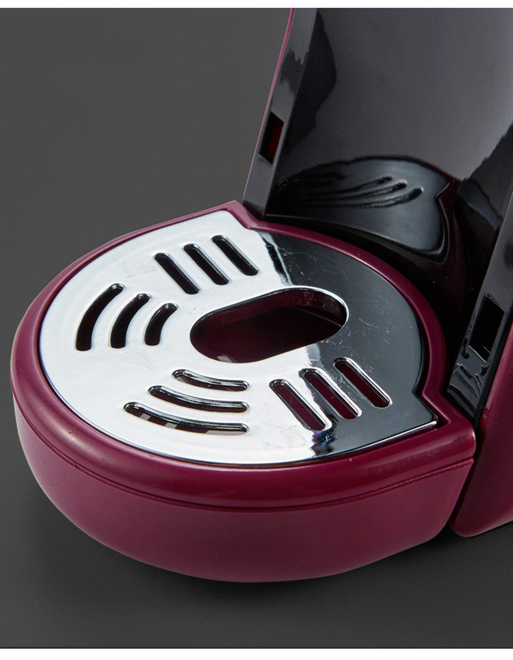Space saving 3-in-1 coffee machine for pods ground coffee and hot espresso
