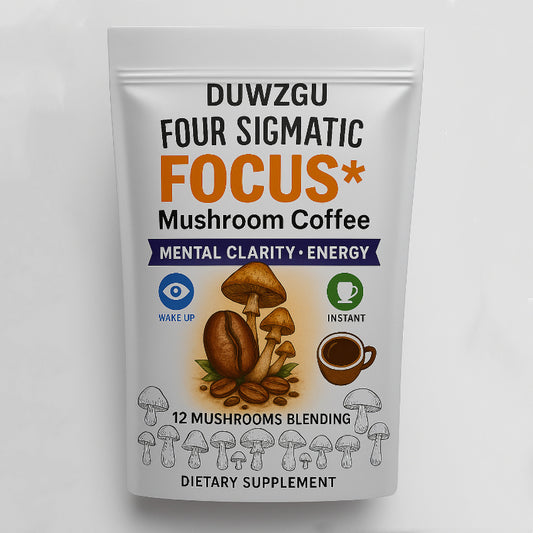 Low-jitters mushroom coffee blend for focus and balanced energy, 180g