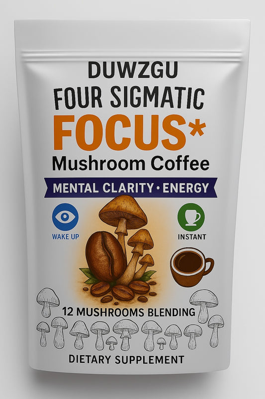 Organic mushroom coffee with Lion's Mane and Chaga for mental clarity