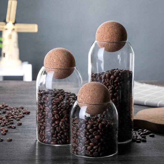 1.2L borosilicate glass coffee pot with secure lid, perfect for pour-over and drip coffee makers
