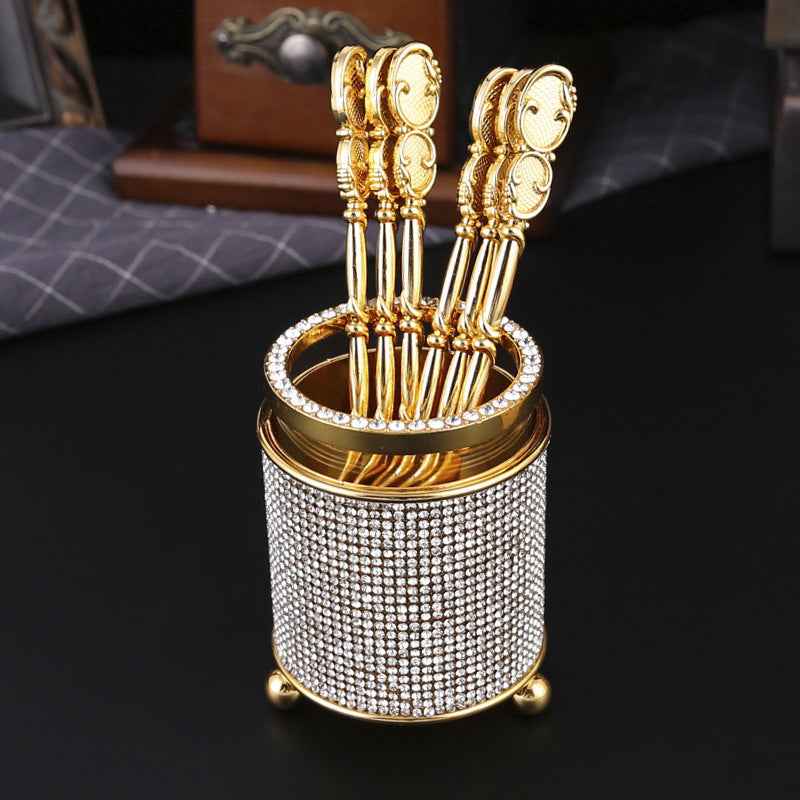 Luxury Coffee Spoon Set with Holder - Twissie