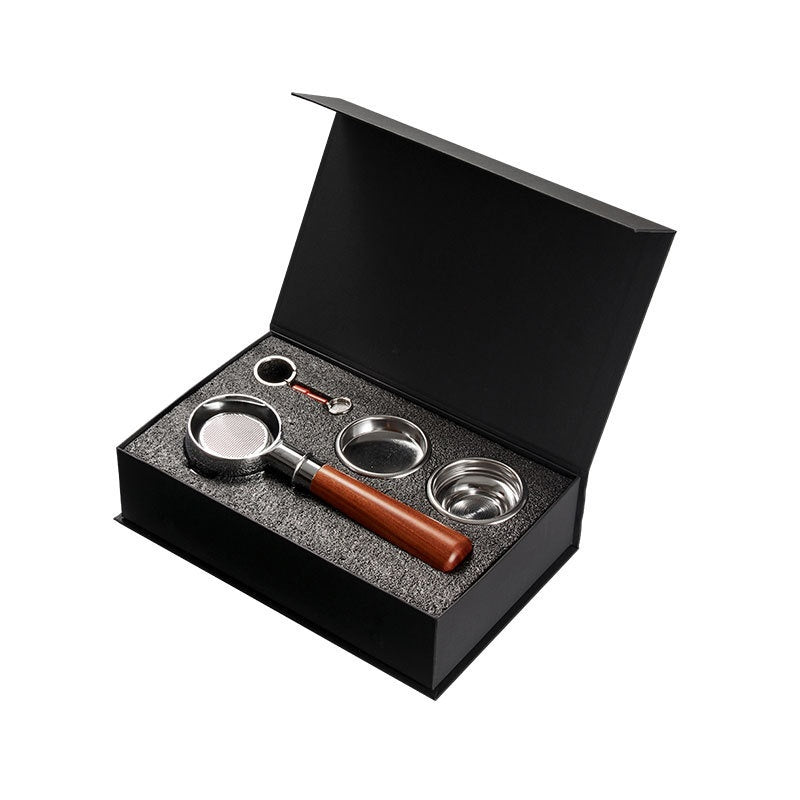 E61 Group Head Handle - 58mm Solid Wood Portafilter for Bottomless Espresso Baskets - Twissie