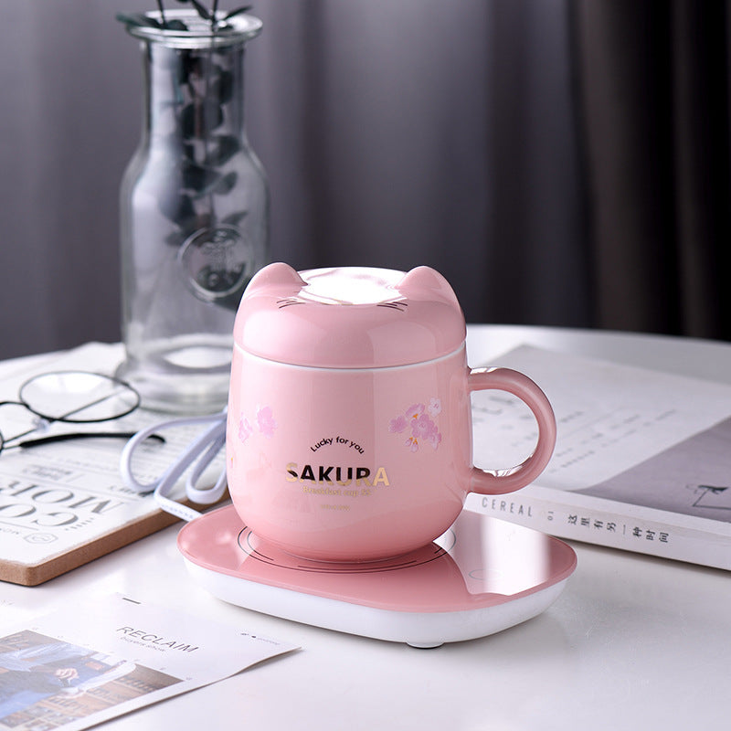 Cartoon cat ceramic coffee cup - Twissie