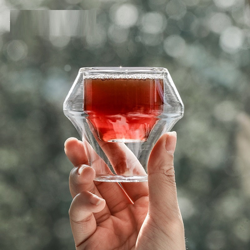 Bomber Double Wall Espresso Cup — 60ml Borosilicate Glass - Twissie