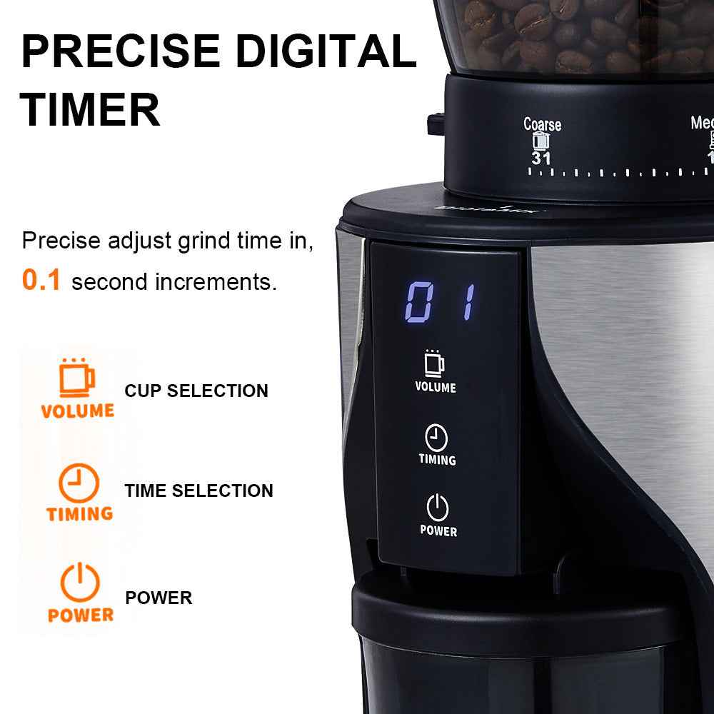 Cone Grinder Electric Coffee Grinder - Twissie