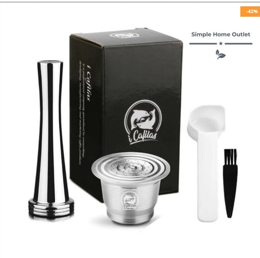 Refillable Nespresso Capsule — Stainless Steel Reusable Pod (5g) for OriginalLine - Twissie