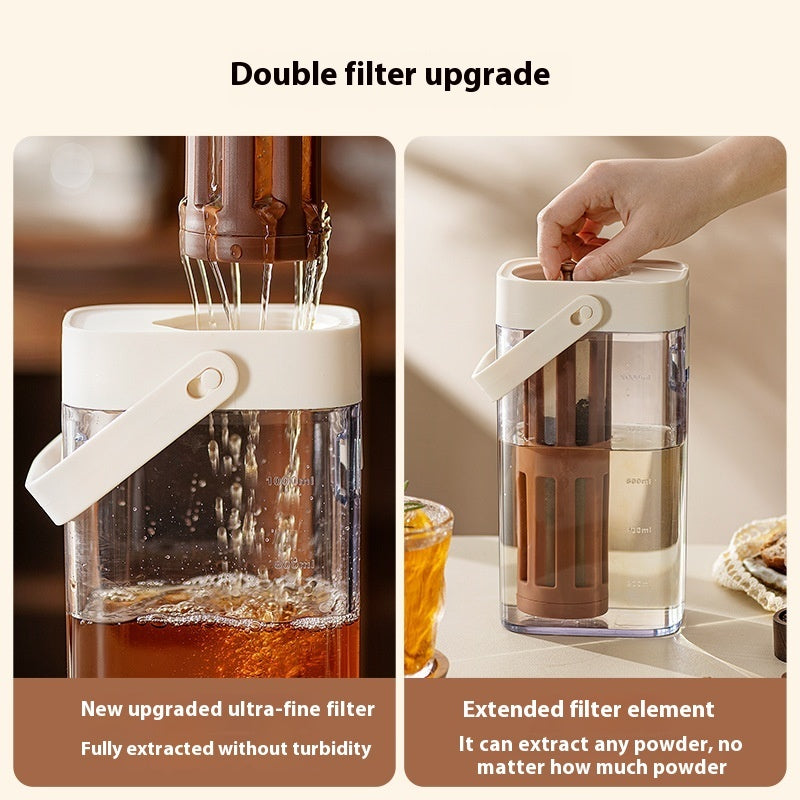 Cold Brew Coffee Maker 1000ml — Sealed Household Cold Kettle - Twissie