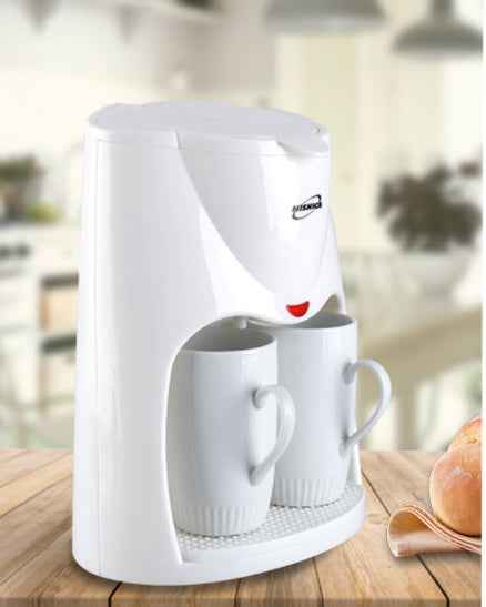 “Buy compact drip coffee maker – fast brewing 500W automatic coffee machine with cups”
