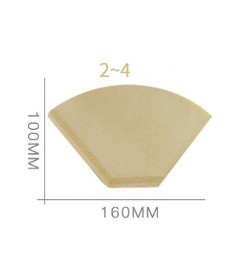 Sustainable wood pulp coffee filters with no chemical taste or paper residue