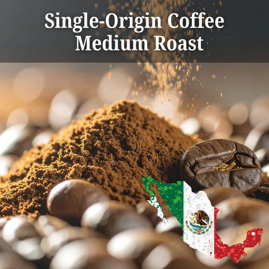 Shop Mexican Chocolate Coffee – premium medium roast coffee beans sourced for authentic chocolate, cinnamon, and vanilla flavor