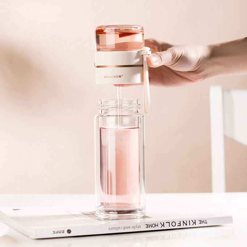 Shop Portable Glass Infuser Bottle for Travel - Twissie