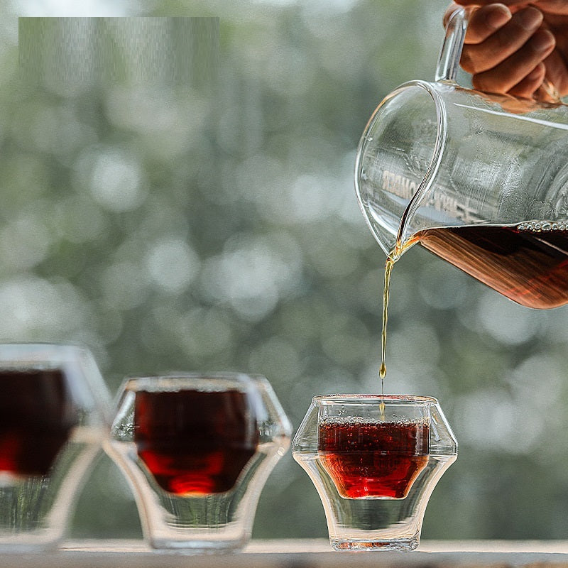 Bomber Double Wall Espresso Cup — 60ml Borosilicate Glass - Twissie