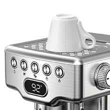 Professional milk frother on Geek Chef - Make silky lattes and cappuccinos - No experience needed