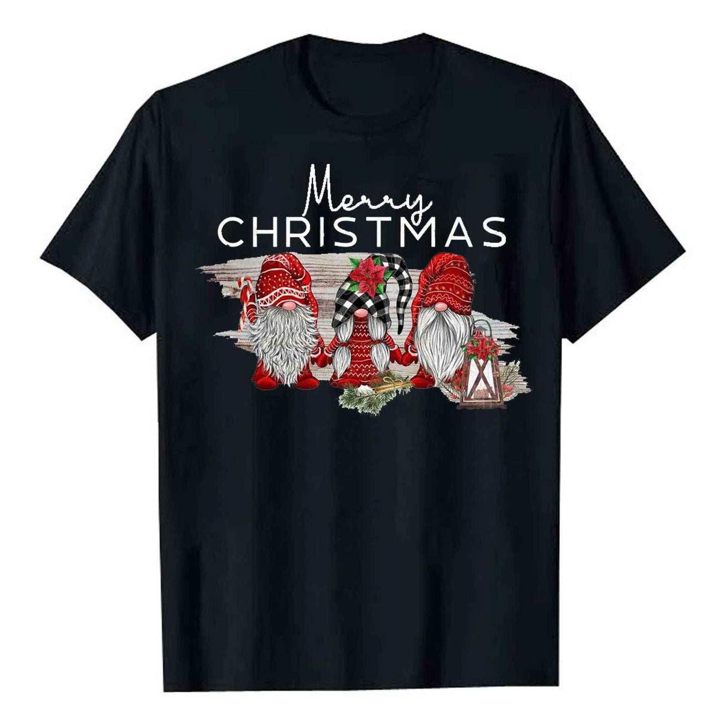 Festive Christmas printed t-shirt for men and women - holiday gift tee