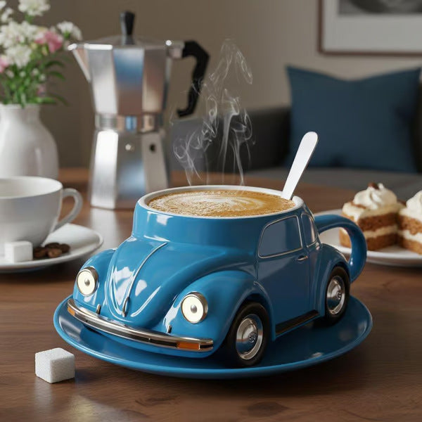 Gift for science lovers - biology themed beetle coffee cup for teachers
