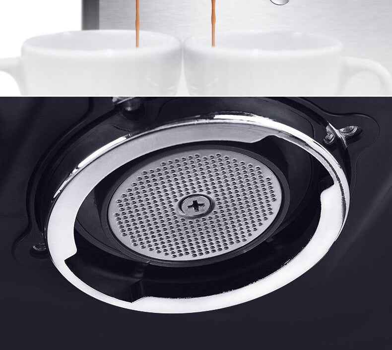 Italian Coffee Maker Home Small Semi-automatic Freshly Ground High Pressure Steam Milk Foam - Twissie