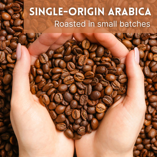 Shop Candy Cane Coffee – premium single-origin medium roast beans with natural peppermint and vanilla flavors