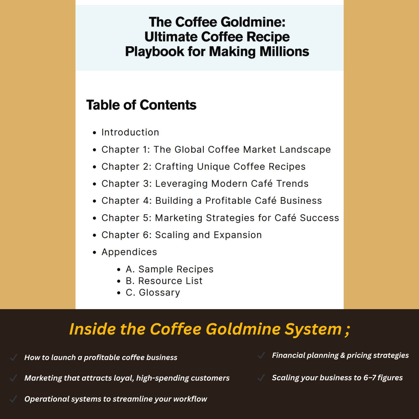 Coffee Goldmine Success: Unlock Your Path to Million-Dollar Achievement