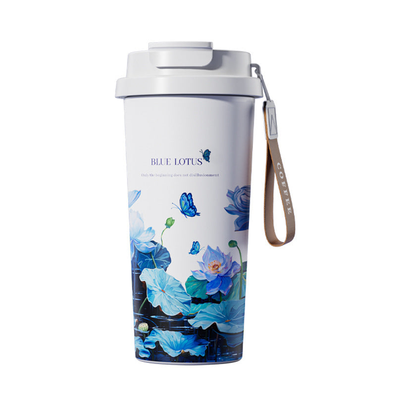 Insulated Coffee Cup - 500ml Stainless Steel Travel Mug, 12-Hour Hot & Cold - Twissie