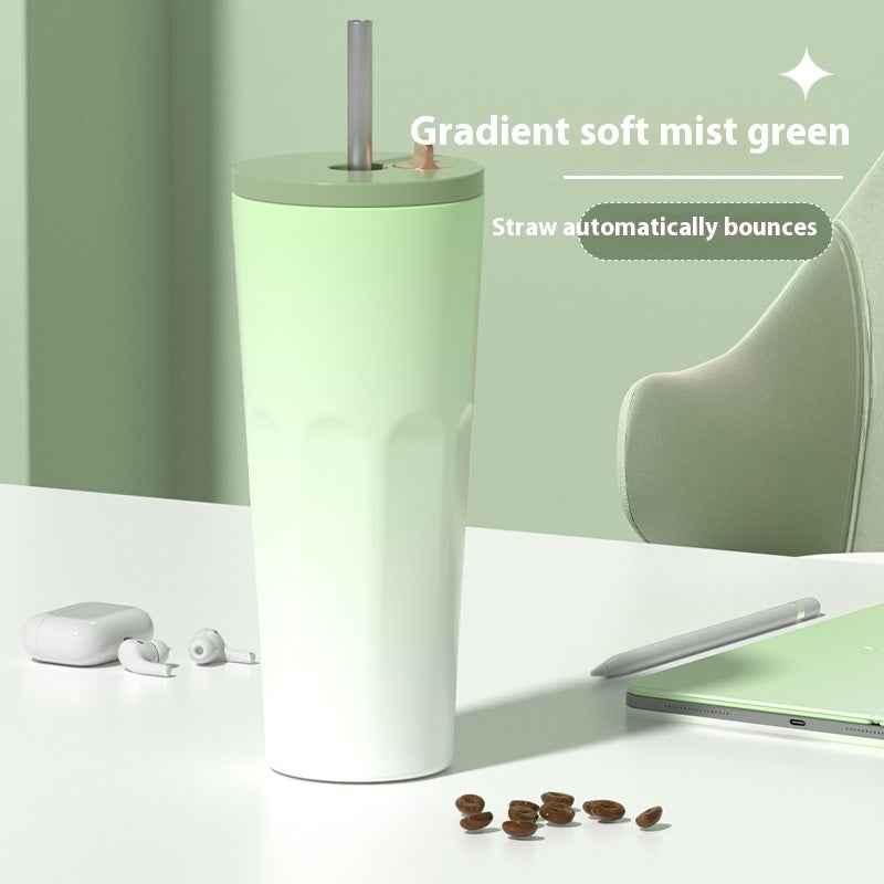 Straw Thermal Insulation Cup Outdoor Leisure Fashion Sports Cup - Twissie