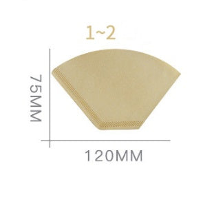 Disposable paper coffee filters for pour over brewers and automatic coffee makers
