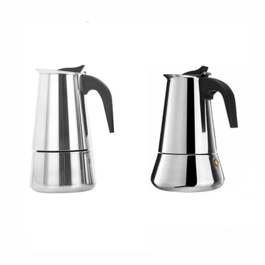 Anti-scald handle Moka Pot for safe and easy espresso making on any stove