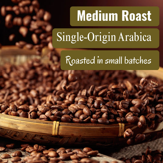 Shop Caramel Coffee – premium medium roast coffee beans sourced from top coffee-growing regions for all-natural flavor