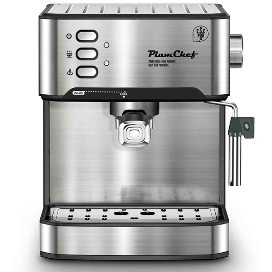 20-Bar Professional Espresso Machine with Milk Frother - Commercial-grade pressure for perfect extraction - Buy now to create cafe-quality lattes and espresso at home