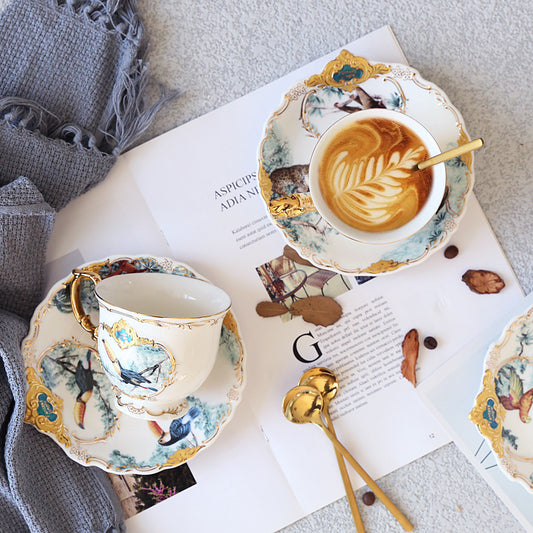 Ceramic Personality Coffee Cup Holder Set - Twissie