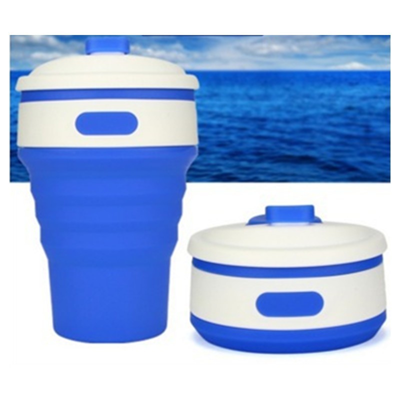 Coffee Mugs Travel Collapsible Silicone Cup Folding Water Cups BPA FREE Food Grade Drinking Ware Mug Tea Coffee Cups - Twissie