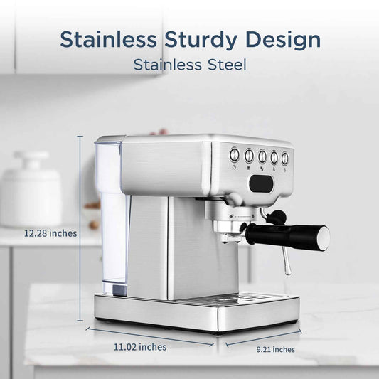 Geek Chef professional espresso machine - Compact design perfect for small kitchens - Order today