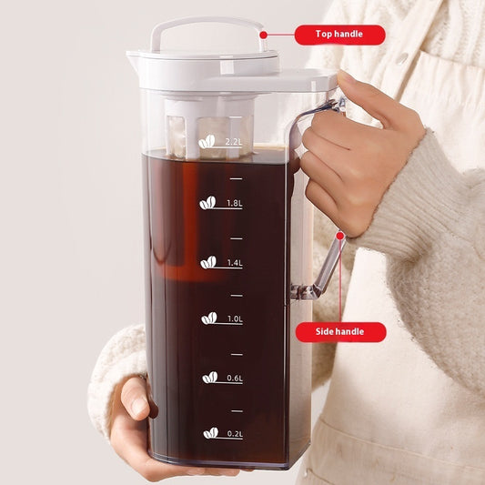 Large Water Pitcher 2.2L — Heat-Resistant Water Jug for Home & Coffee - Twissie