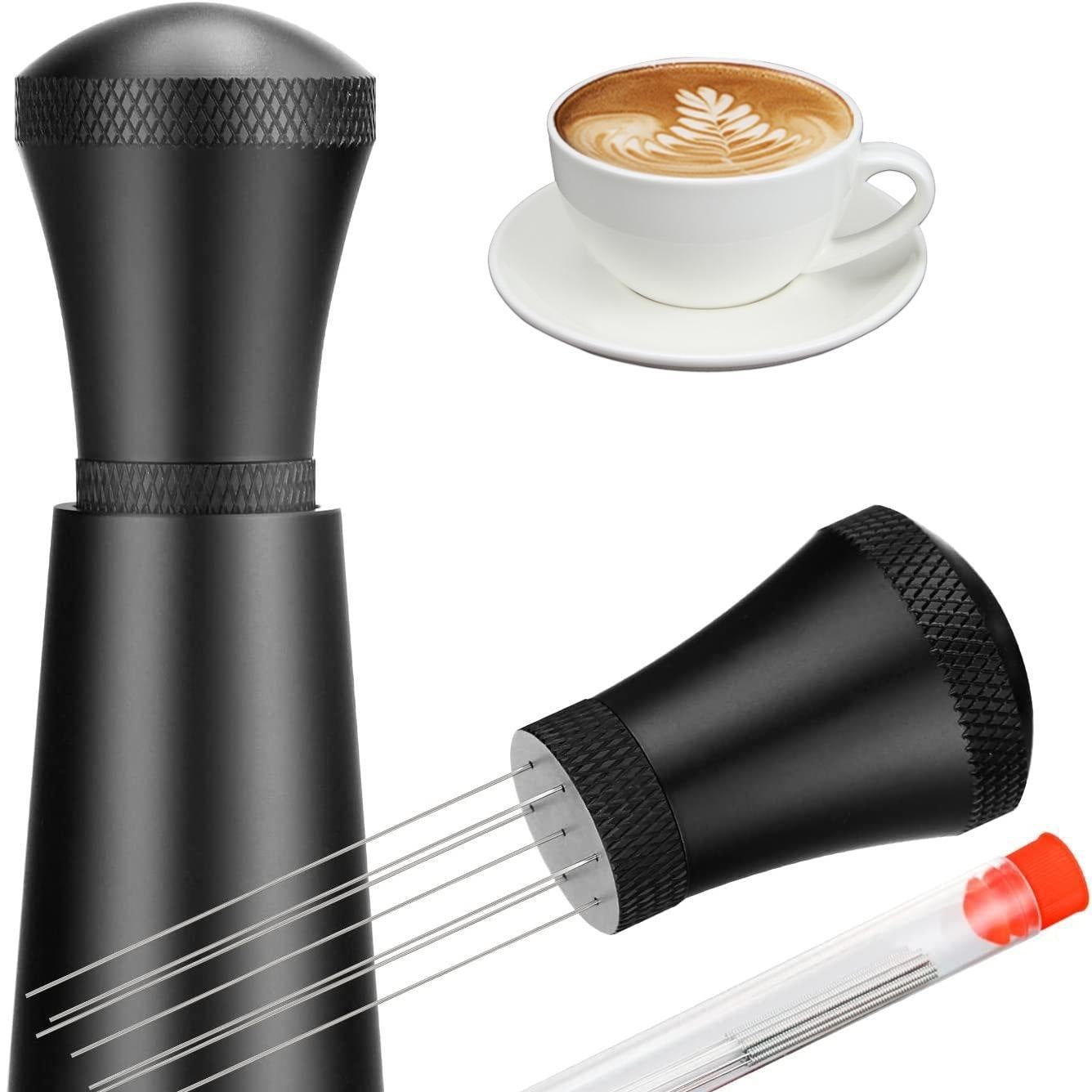 Coffee Cloth Needle Stainless Steel Needle Coffee Distributor Suit With Base - Twissie