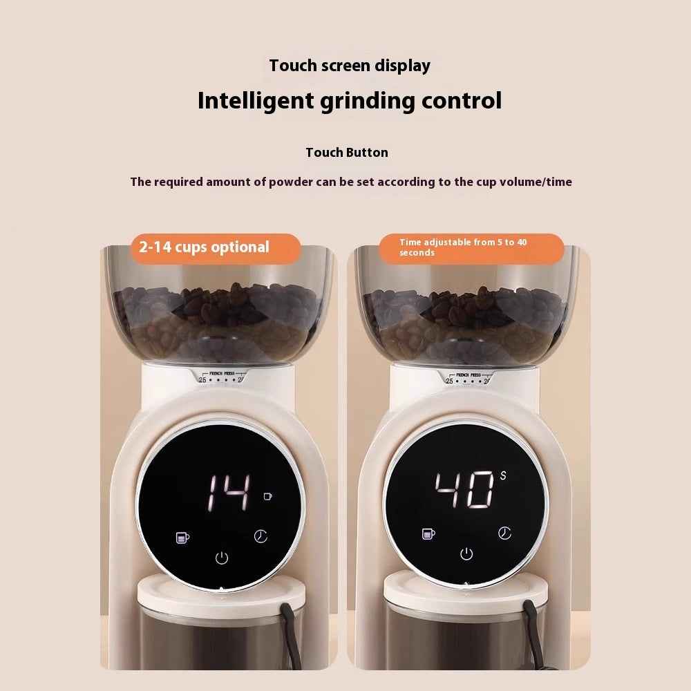 Automatic Burr Grinder with Digital Scale - Weight-based grinding for ultimate consistency - Order today and eliminate coffee brewing guesswork